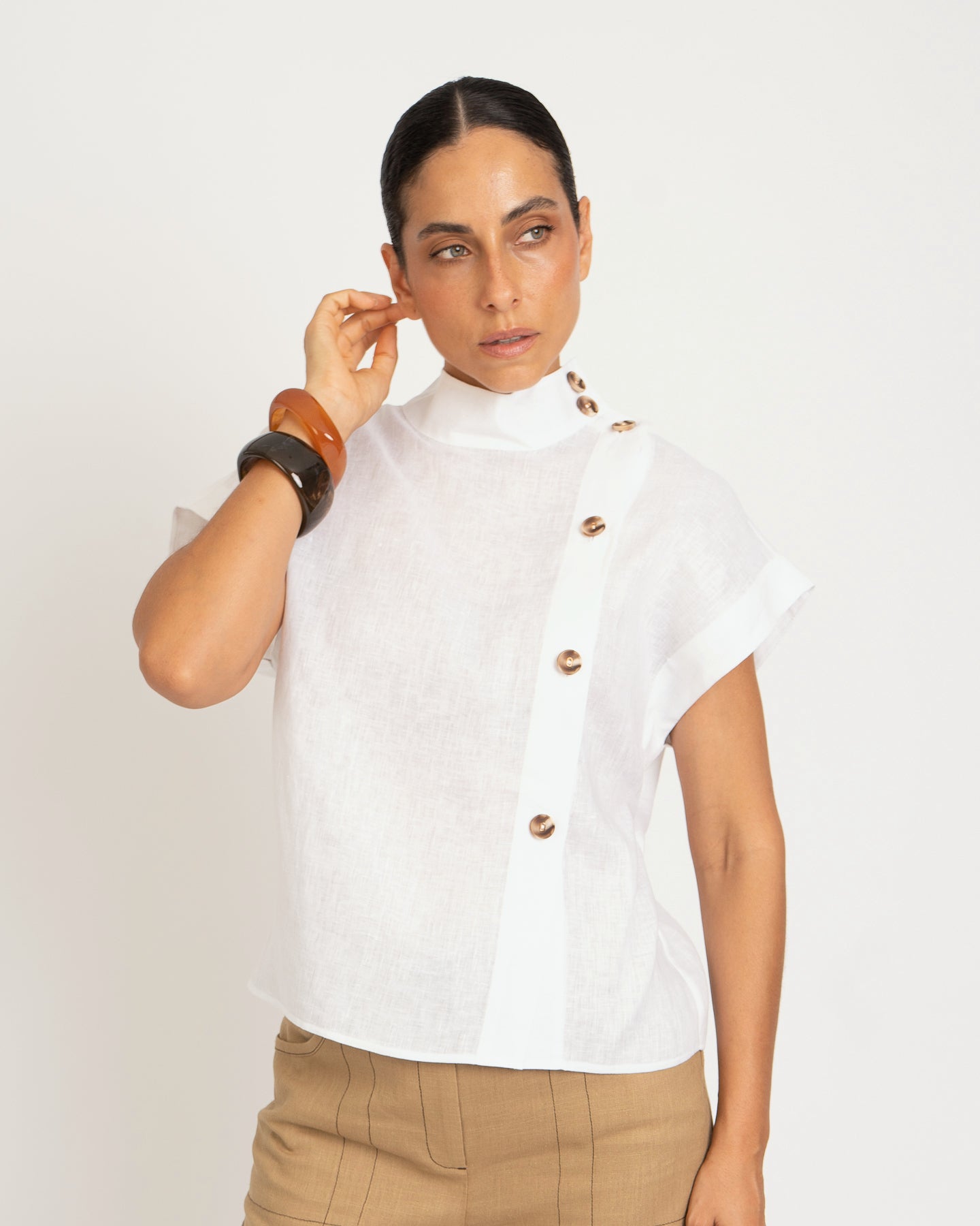 Blusa Felicia Crudo