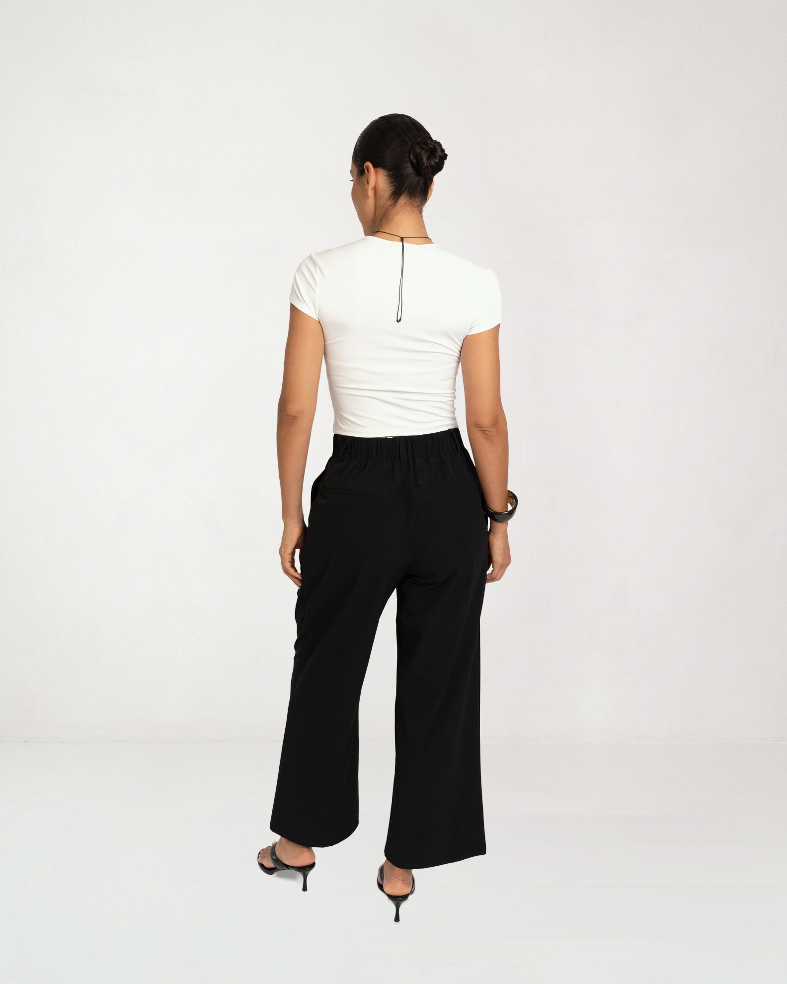 Pantalón Lana Negro