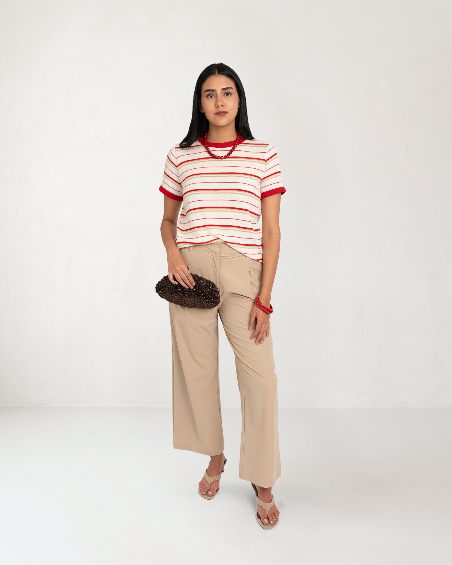 Pantalón Lana Beige
