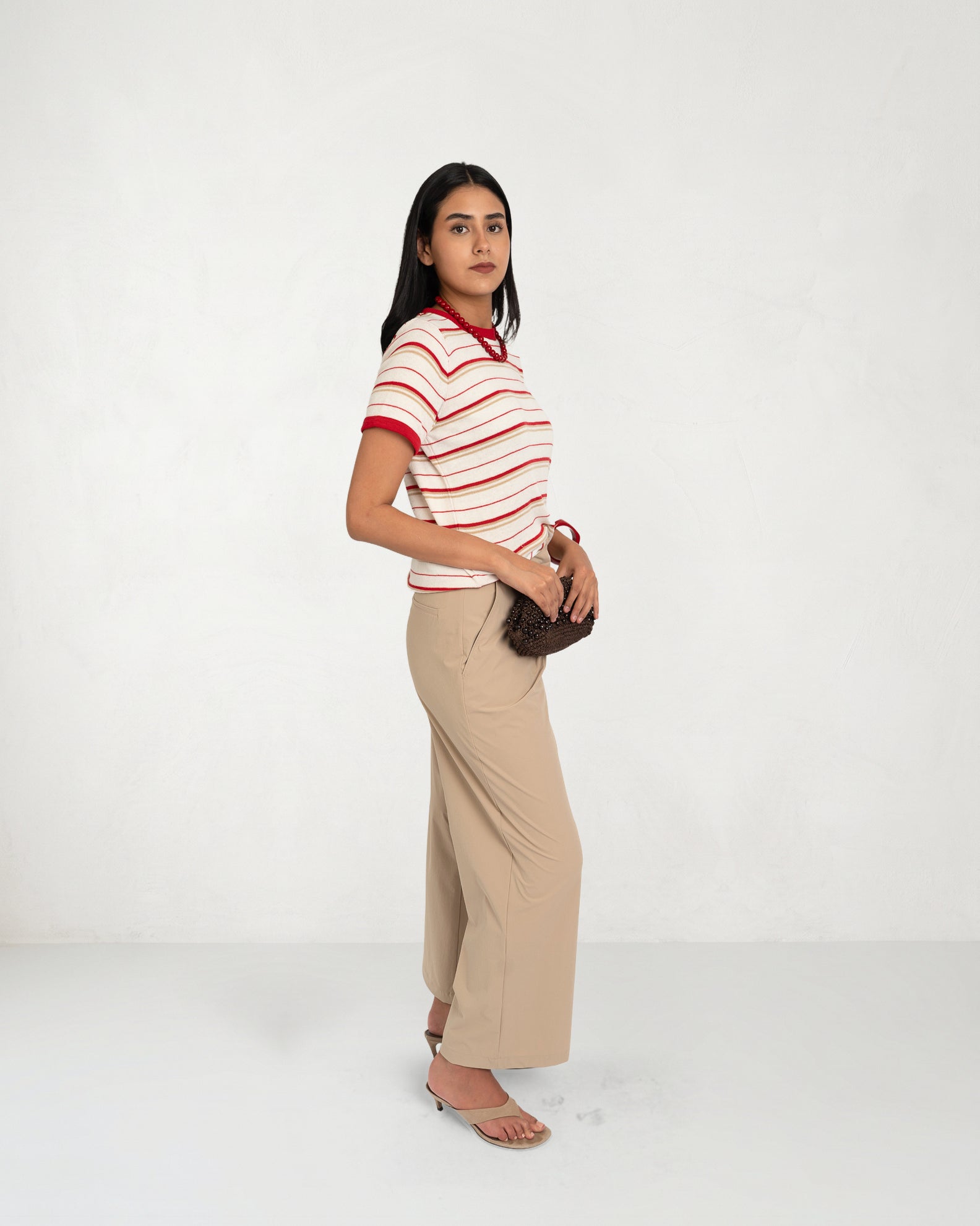 Pantalón Lana Beige