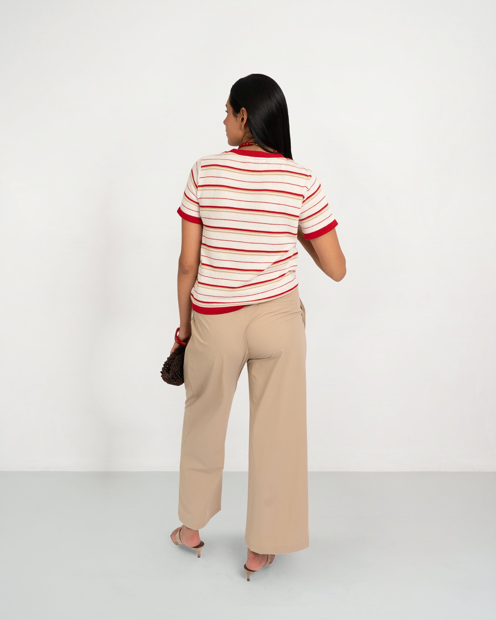 Pantalón Lana Beige