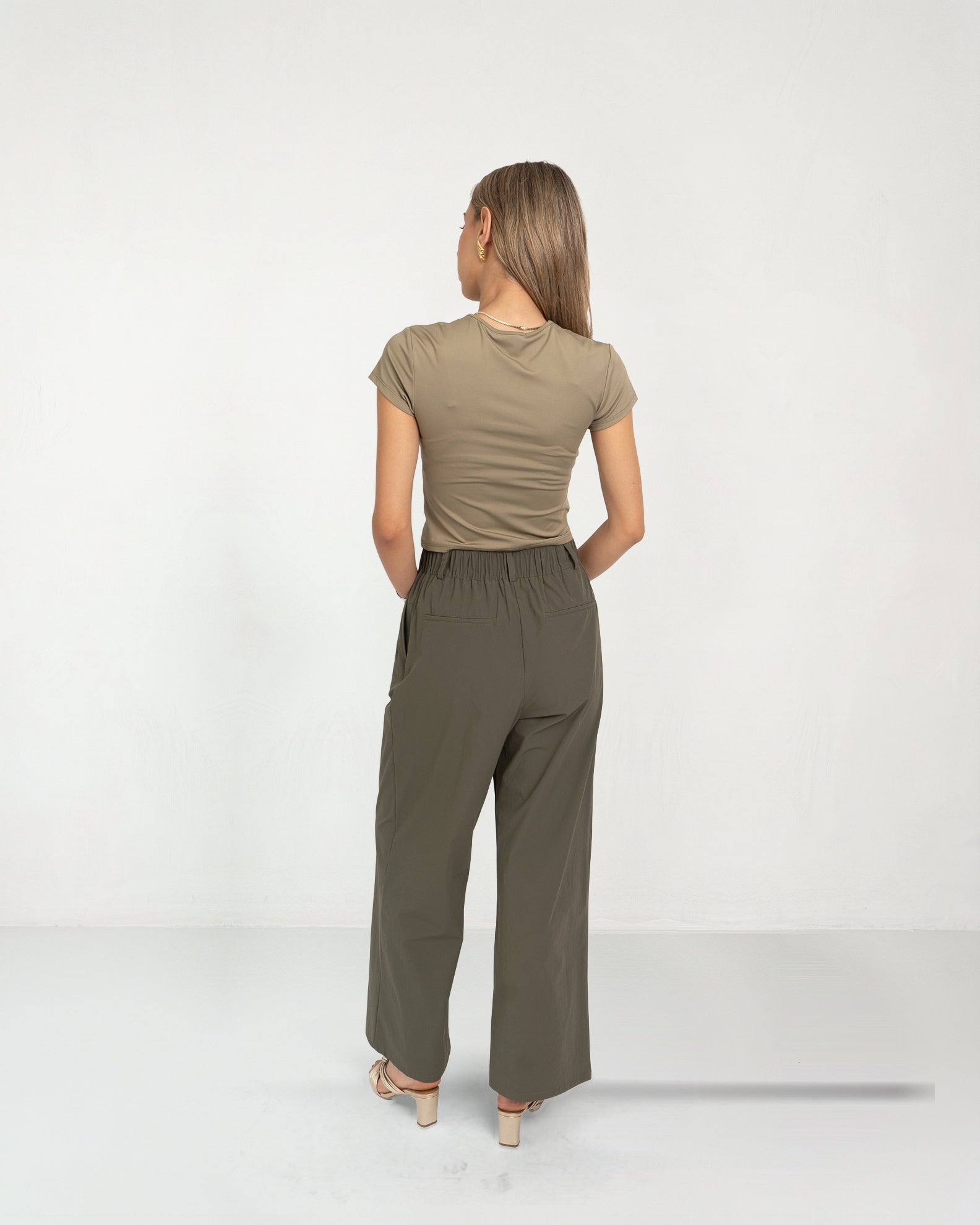 Pantalón Lana Verde