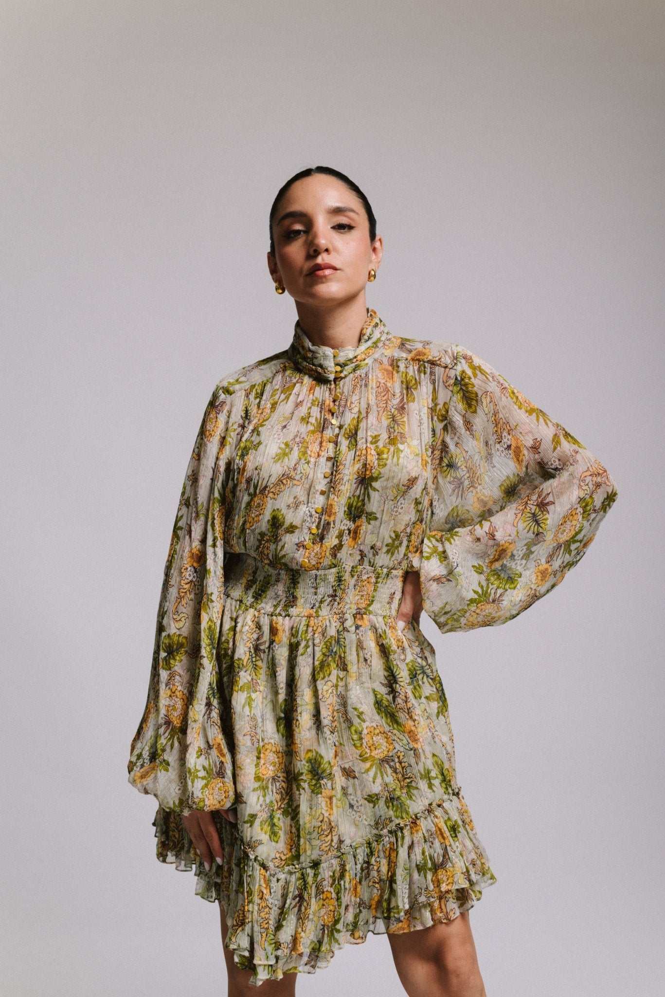 marella silk dress Marella | Woman - Flared silk twill dress - Powder
